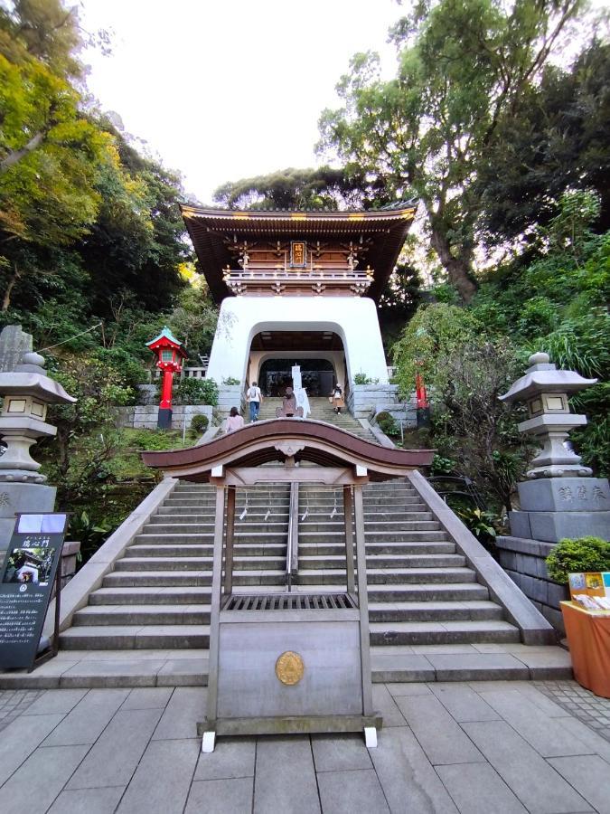 江の島の頂上から海を眺める一棟ヴィラ 一組限定貸切 The Enoshima Villa Ao Fujisawa Esterno foto