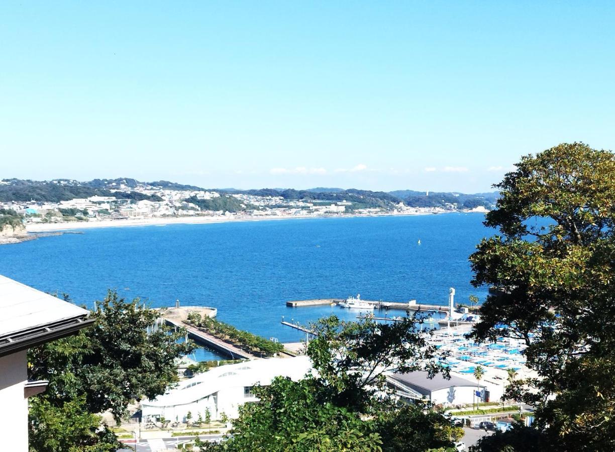 江の島の頂上から海を眺める一棟ヴィラ 一組限定貸切 The Enoshima Villa Ao Fujisawa Esterno foto